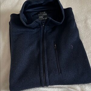 Vest Polo by Ralph Lauren Men's Dark Blue Zip-Up